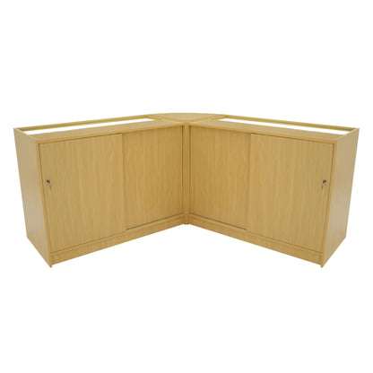 Iris LED Shop Counter Set CM60 & 2 x B1200 - Maple