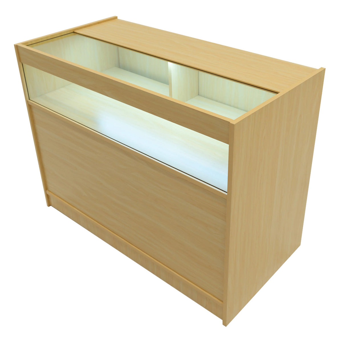 Iris LED Shop Counter Set CM60 & 2 x B1200 - Maple