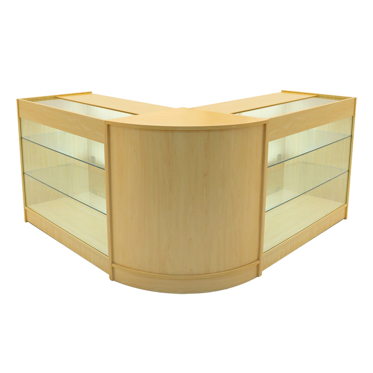 Helios LED Shop Counter Set CM60 & 2 x K1200 - Maple