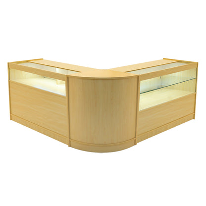 Adonis LED Shop Counter Set B1200, C1200 & CM60 - Maple