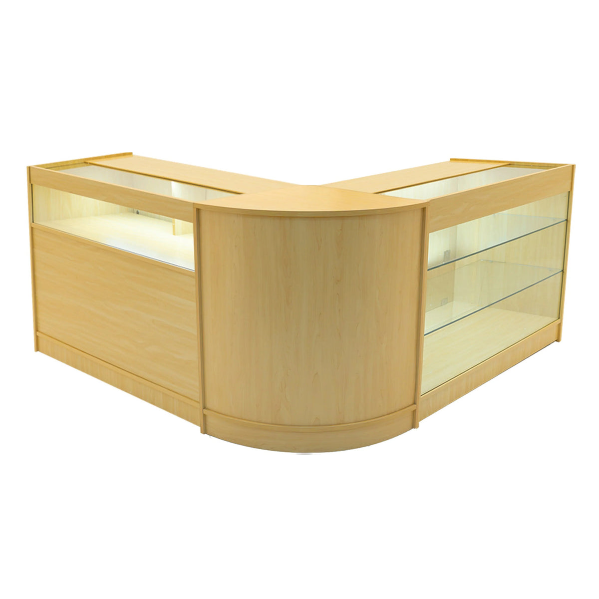 Triton LED Shop Counter Set K1200, B1200 & CM60 - Maple