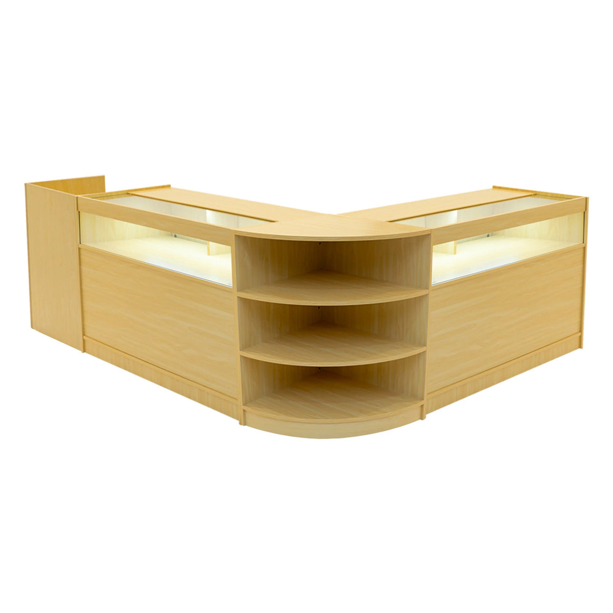Sagittarius LED Shop Counter Set LM60, TB60 & 2 x B1200 - Maple