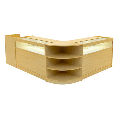 Sagittarius LED Shop Counter Set LM60, TB60 & 2 x B1200 - Maple
