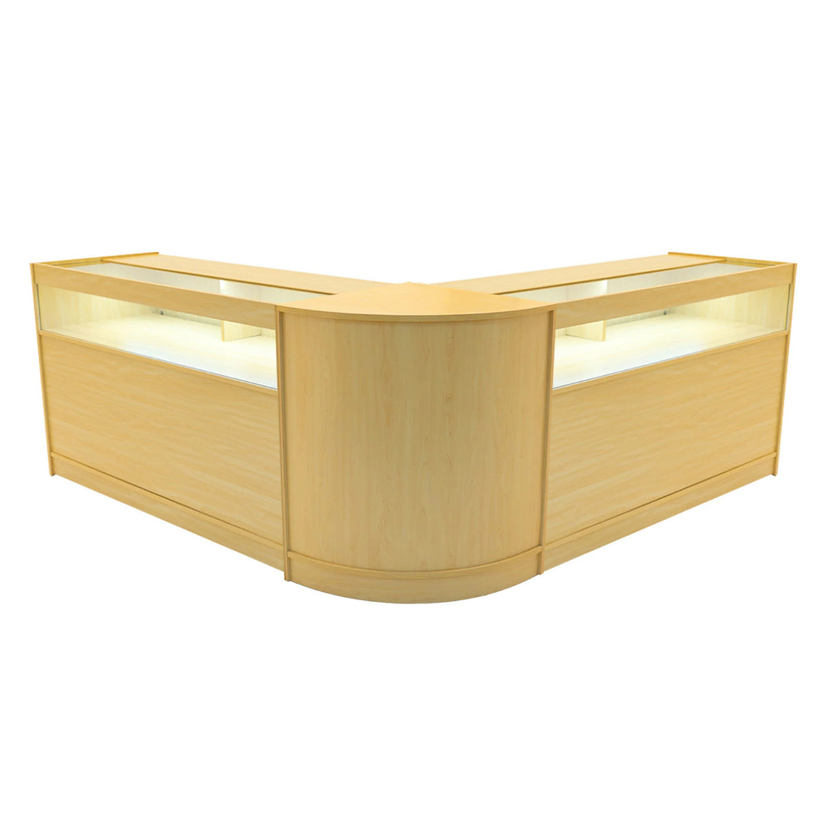 Iris LED Shop Counter Set CM60 & 2 x B1500 - Maple