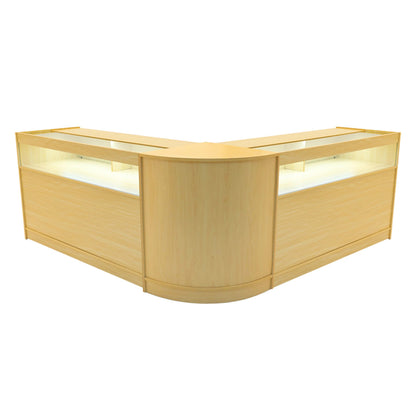 Iris LED Shop Counter Set CM60 & 2 x B1500 - Maple