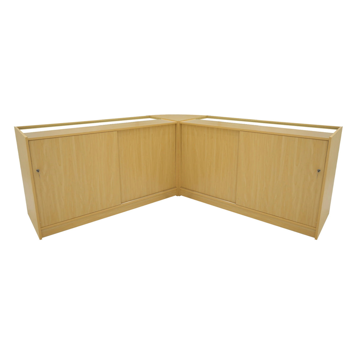 Harmonia LED Shop Counter Set B1500, C1500 & LM60 - Maple