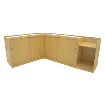 Gravity LED Shop Counter Set B1500, C1500, TB60 & CM60 - Maple