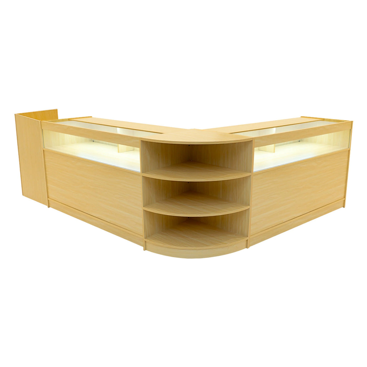 Sagittarius LED Shop Counter Set LM60, TB60 & 2 x B1500 - Maple