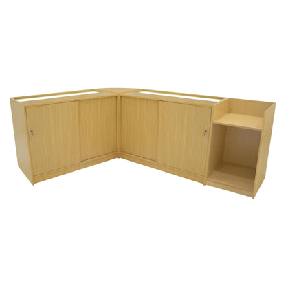 Sagittarius LED Shop Counter Set LM60, TB60 & 2 x B1500 - Maple