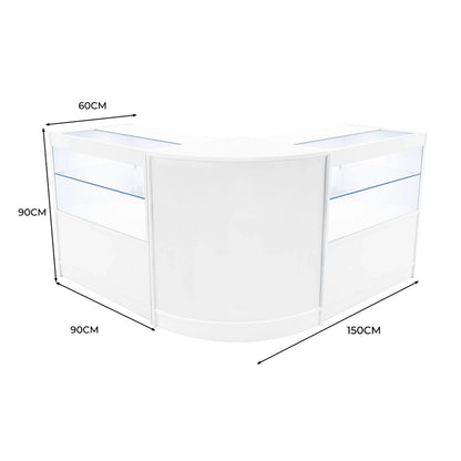 Selene LED Shop Counter Set CM60 & 2 x C900 - White