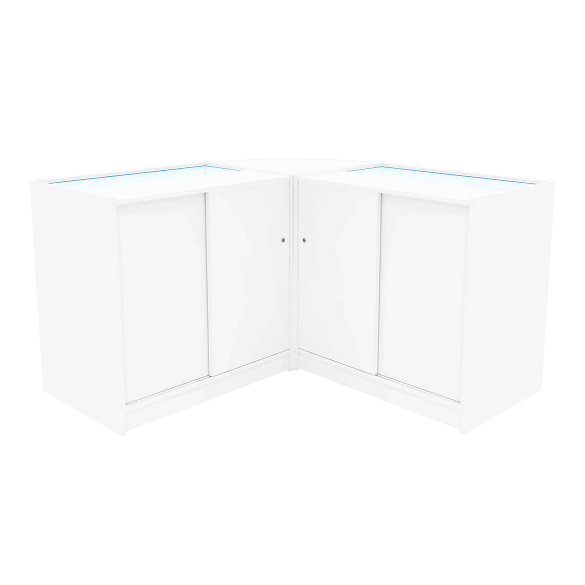 Triton LED Shop Counter Set K900, B900 & CM60 - White