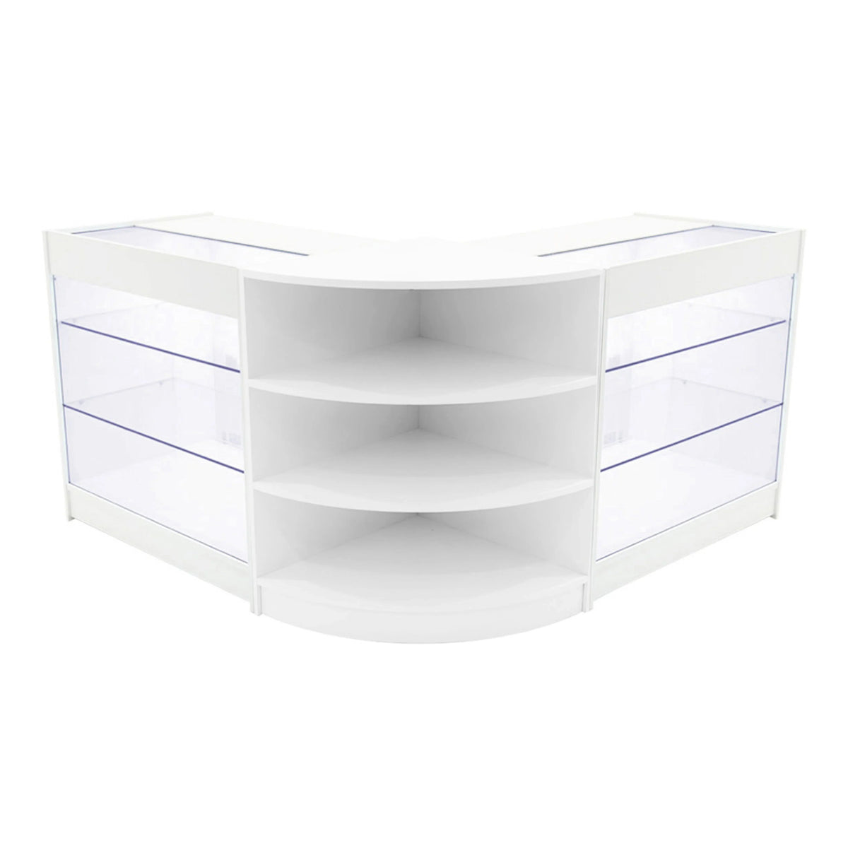 Apollo LED Shop Counter Set LM60 & 2 x K900 - White