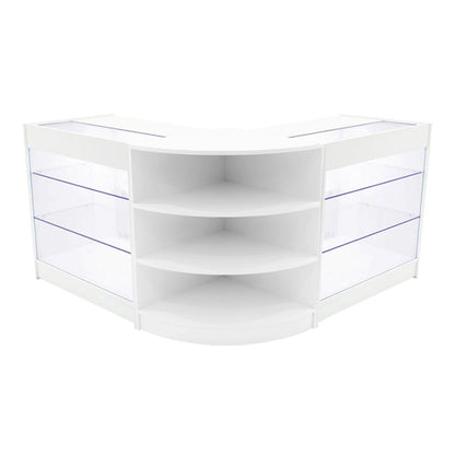 Apollo LED Shop Counter Set LM60 & 2 x K900 - White
