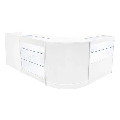 Vega LED Shop Counter Set K900, C900, TB60 & CM60 - White
