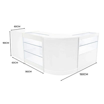 Vega LED Shop Counter Set K900, C900, TB60 & CM60 - White