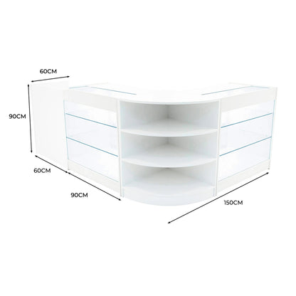 Astro LED Shop Counter Set LM60, TB60 & 2 x K900 - White