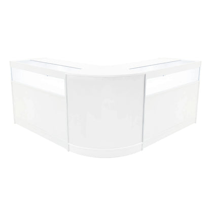 Iris LED Shop Counter Set CM60 & 2 x B1200 - White
