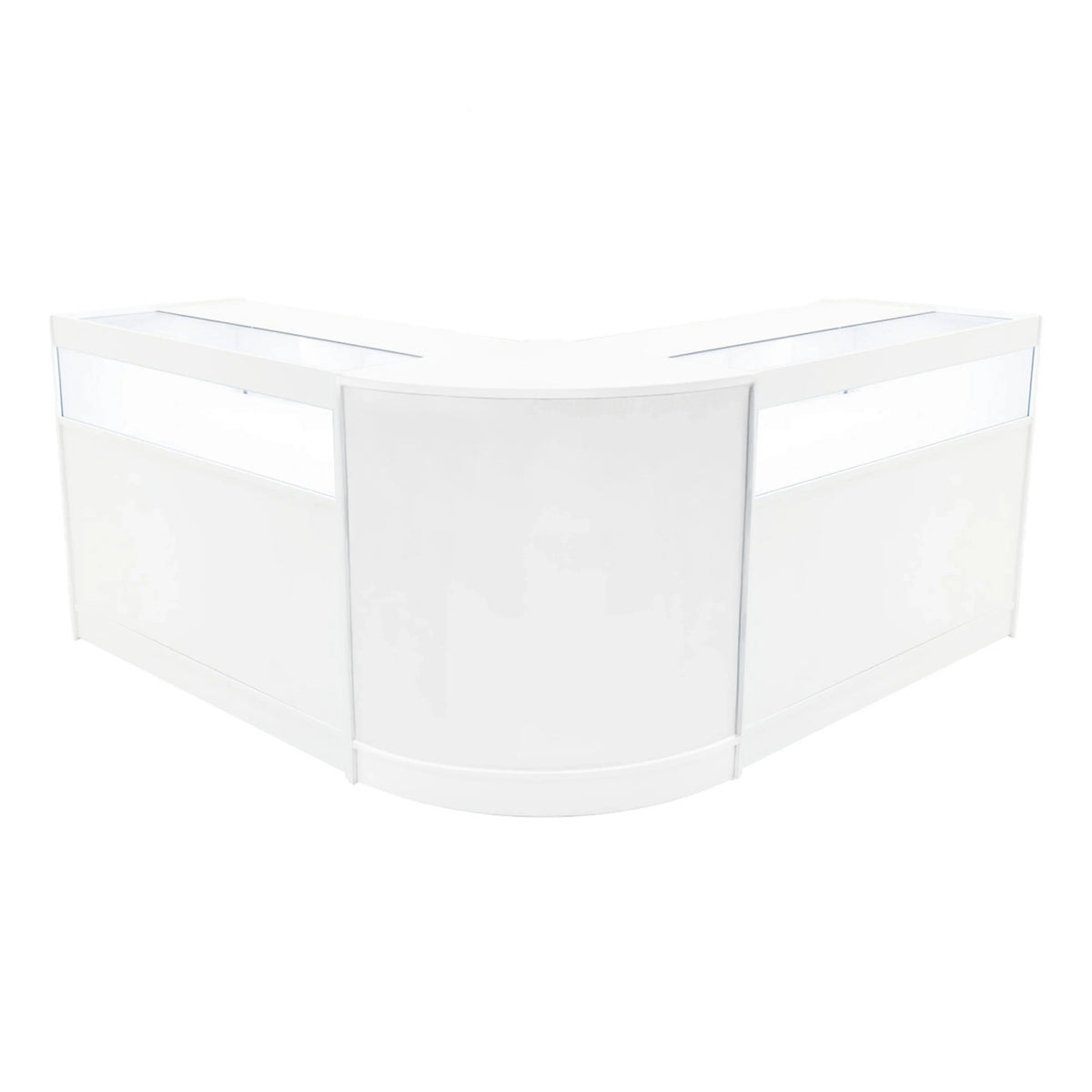 Iris LED Shop Counter Set CM60 & 2 x B1200 - White