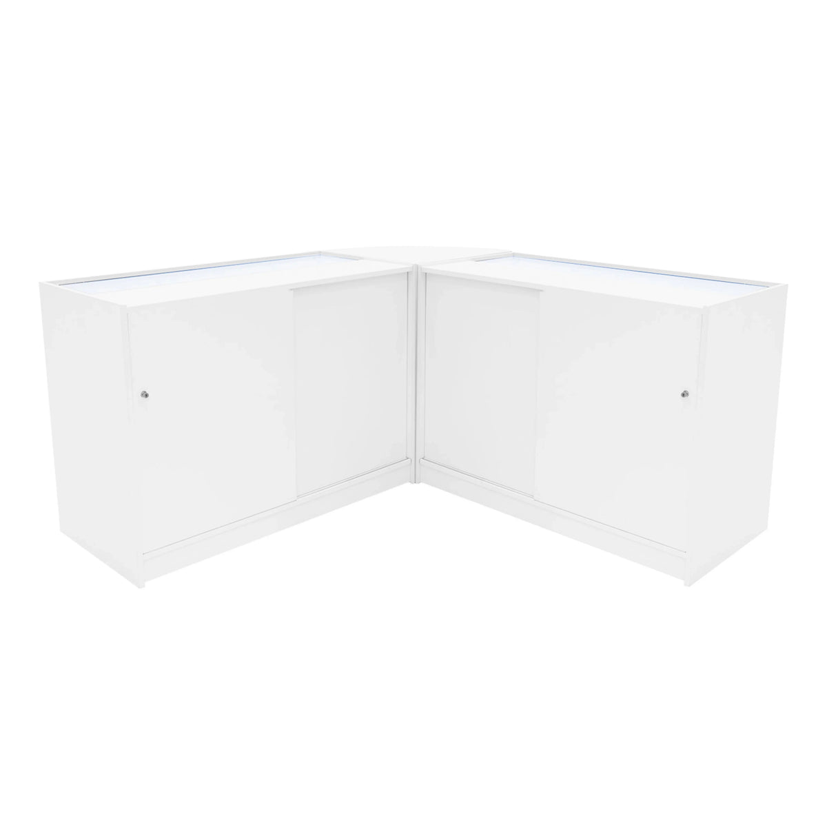 Selene LED Shop Counter Set CM60 & 2 x C1200 - White