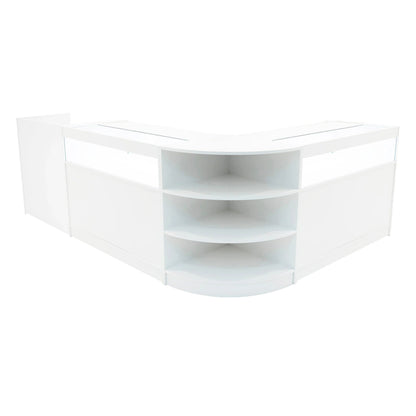 Sagittarius LED Shop Counter Set LM60, TB60 & 2 x B1200 - White