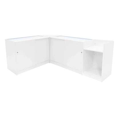 Sagittarius LED Shop Counter Set LM60, TB60 & 2 x B1200 - White