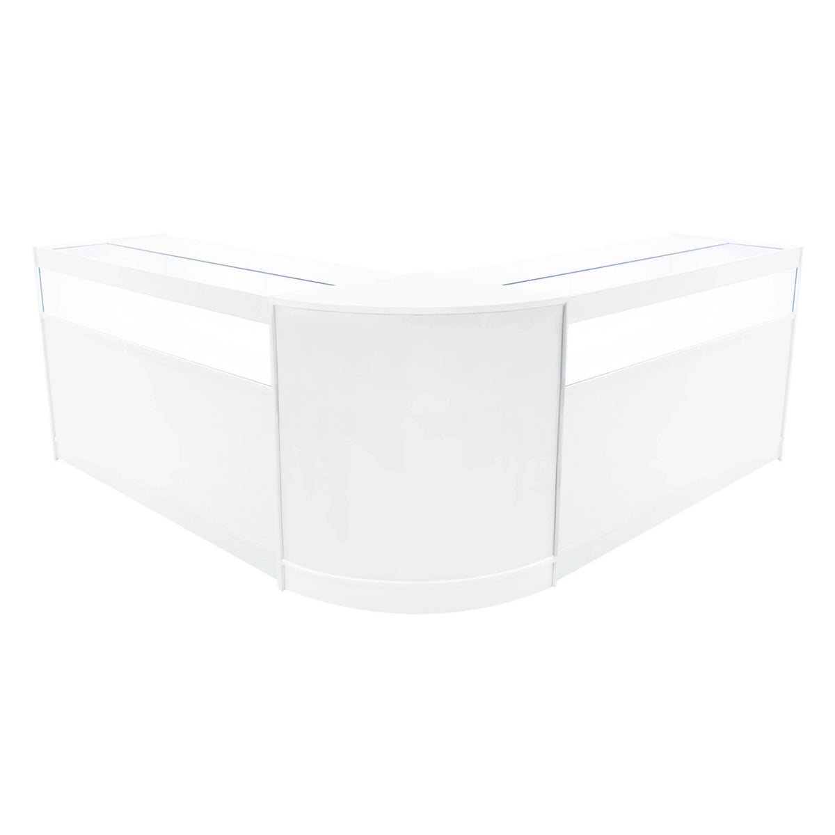 Iris LED Shop Counter Set CM60 & 2 x B1500 - White