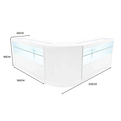 Selene LED Shop Counter Set CM60 & 2 x C1500 - White