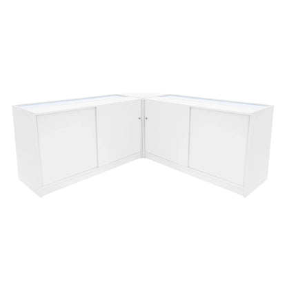 Adonis LED Shop Counter Set B1500, C1500 & CM60 - White