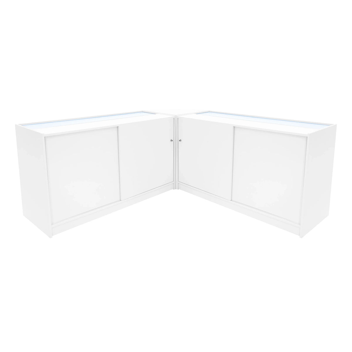 Triton LED Shop Counter Set K1500, B1500 & CM60 - White