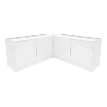 Harmonia LED Shop Counter Set B1500, C1500 & LM60 - White