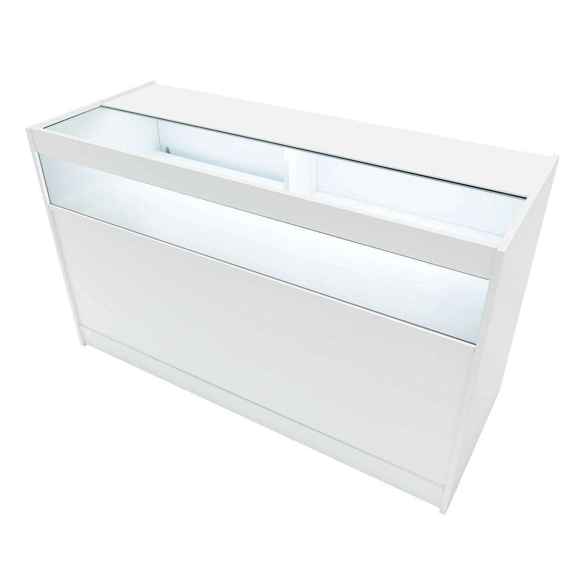 Harmonia LED Shop Counter Set B1500, C1500 & LM60 - White