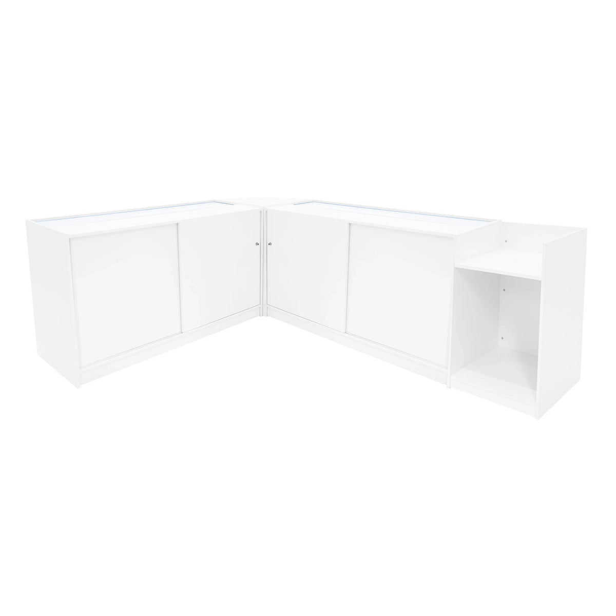Aries LED Shop Counter Set CM60, TB60 & 2 x K1500 - White