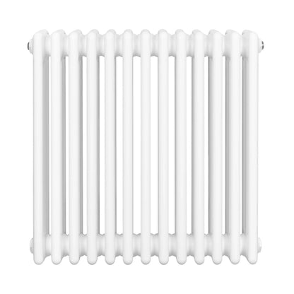 Traditional 4 Column Radiator - 600 x 605mm - White
