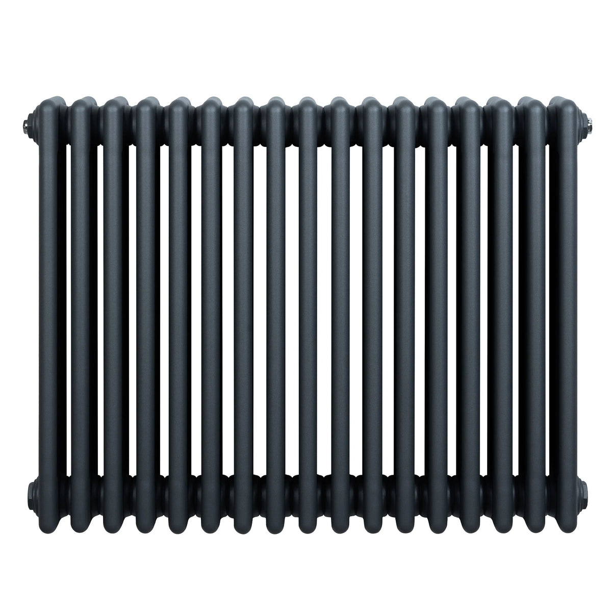 Traditional 4 Column Radiator - 600 x 785mm - Anthracite Grey