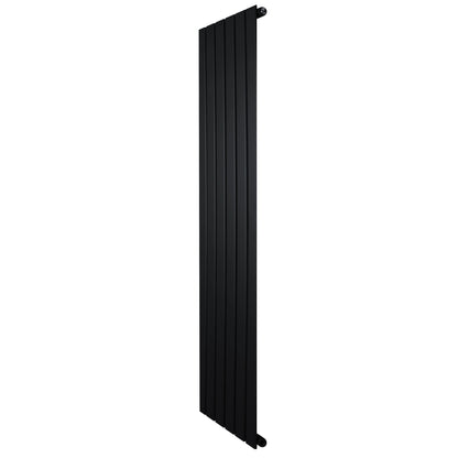 Flat Single Column Radiator - 1600 x 420mm - Black