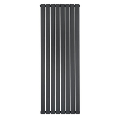 Flat Single Column Radiator - 1600 x 560mm - Anthracite Grey