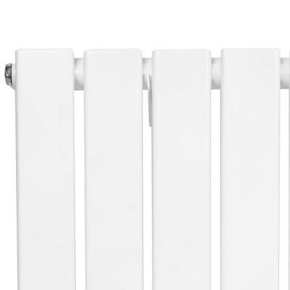 Flat Single Column Radiator - 1600 x 700mm - White