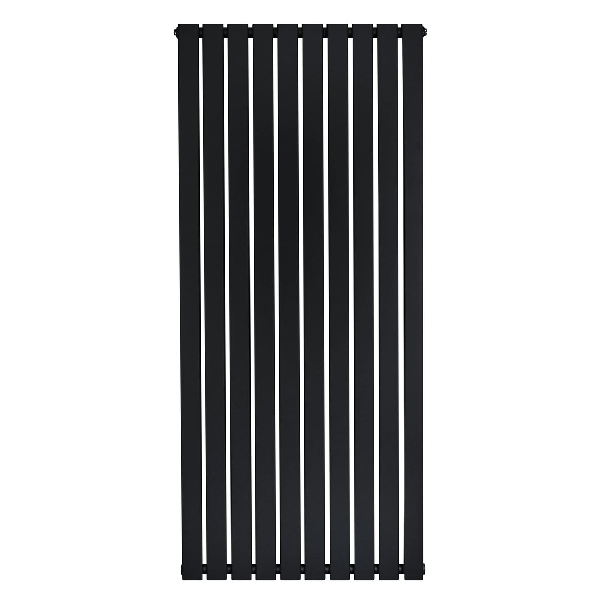 Flat Single Column Radiator - 1600 x 700mm - Black