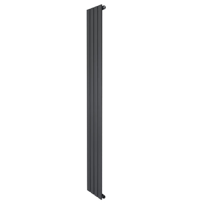 Flat Single Column Radiator - 1800 x 280mm - Anthracite Grey