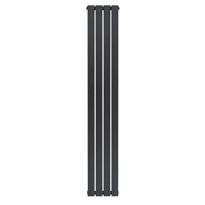 Flat Single Column Radiator - 1800 x 280mm - Anthracite Grey