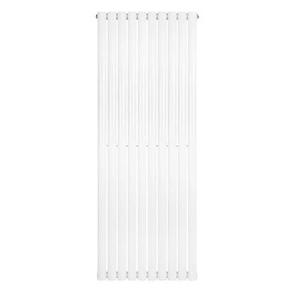 Oval Single Column Radiator - 1600 x 600mm - White