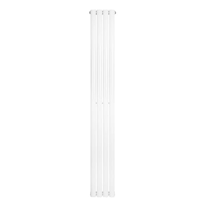 Oval Single Column Radiator - 1800 x 240mm - White