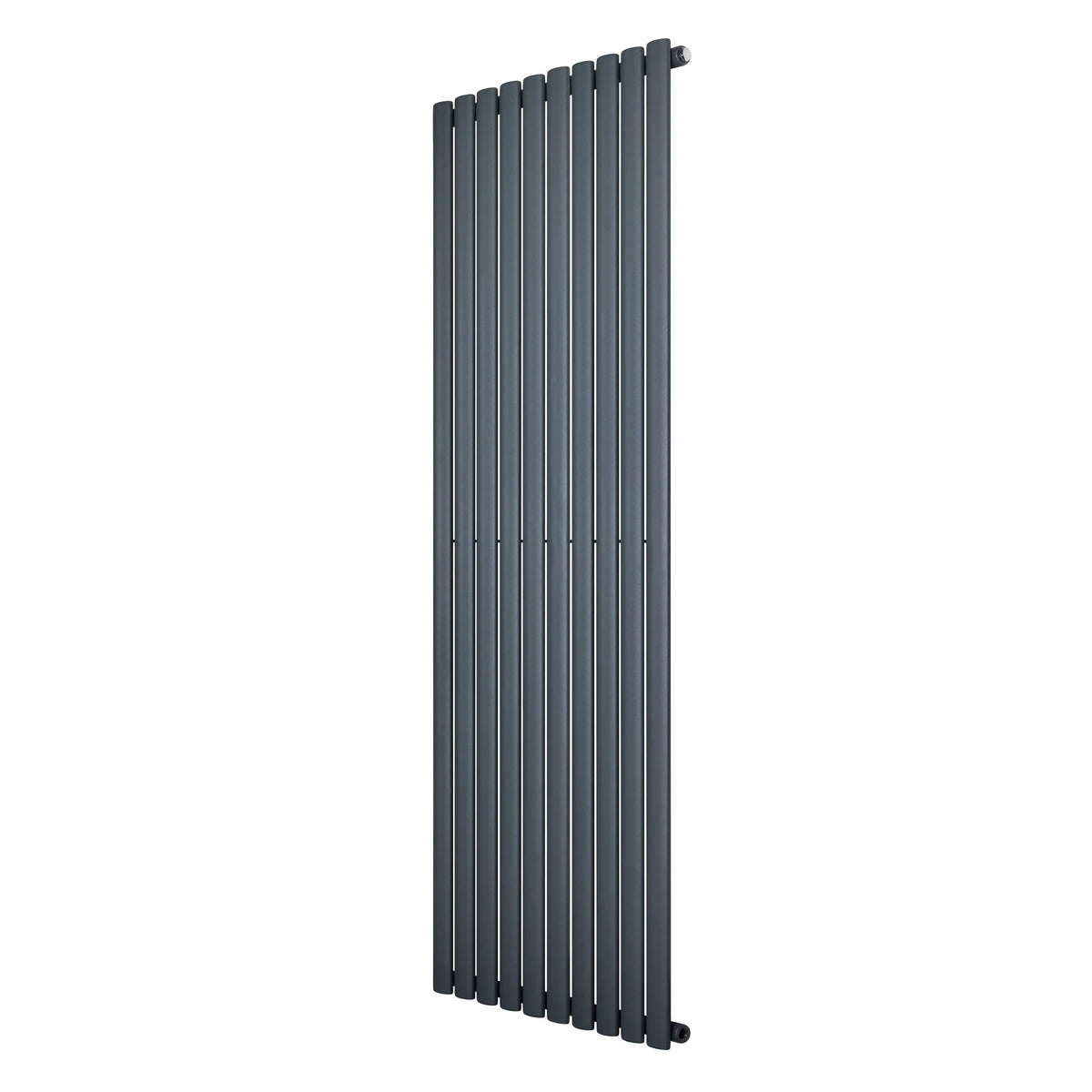 Oval Single Column Radiator - 1800 x 600mm - Anthracite Grey
