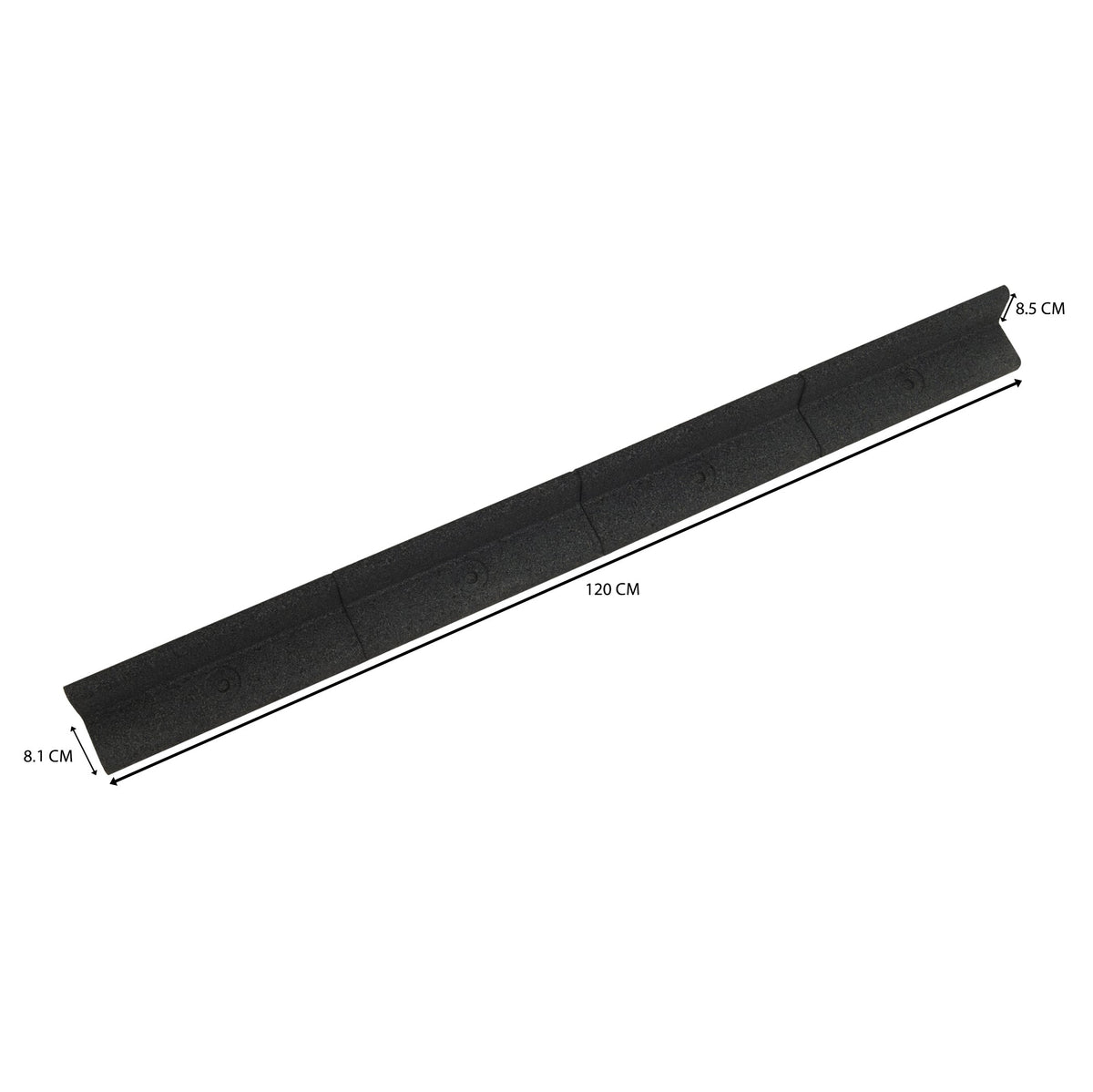 Flexible Lawn Edging 4.8m - Black