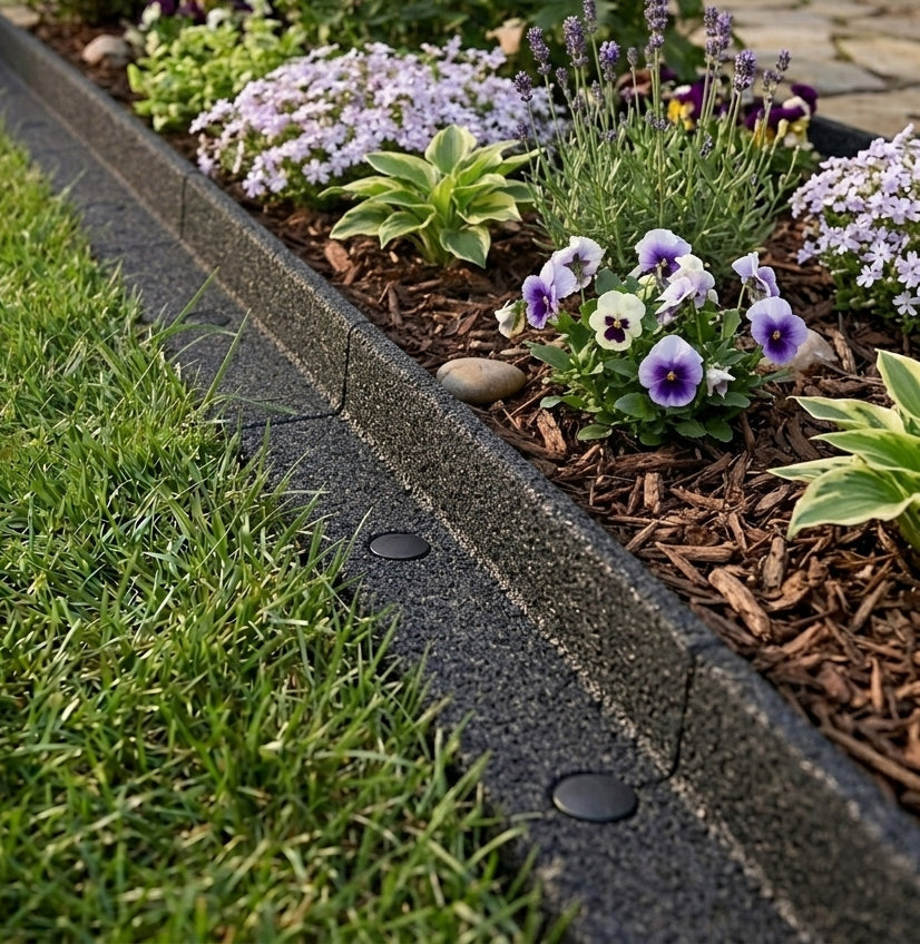 Flexible Lawn Edging 7.2m - Grey