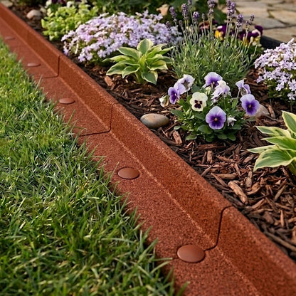 Flexible Lawn Edging 4.8m - Terracotta