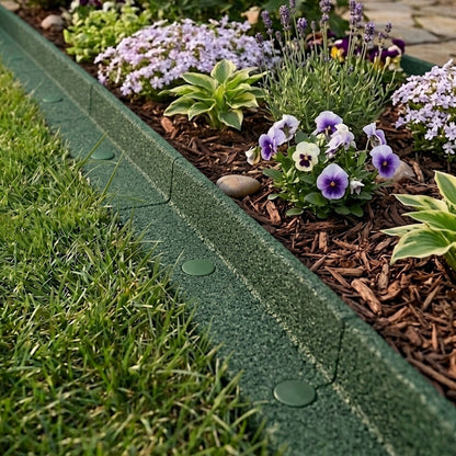 Flexible Lawn Edging 7.2m - Green