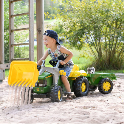 Rolly Kid JD with Frontloader & Trailer