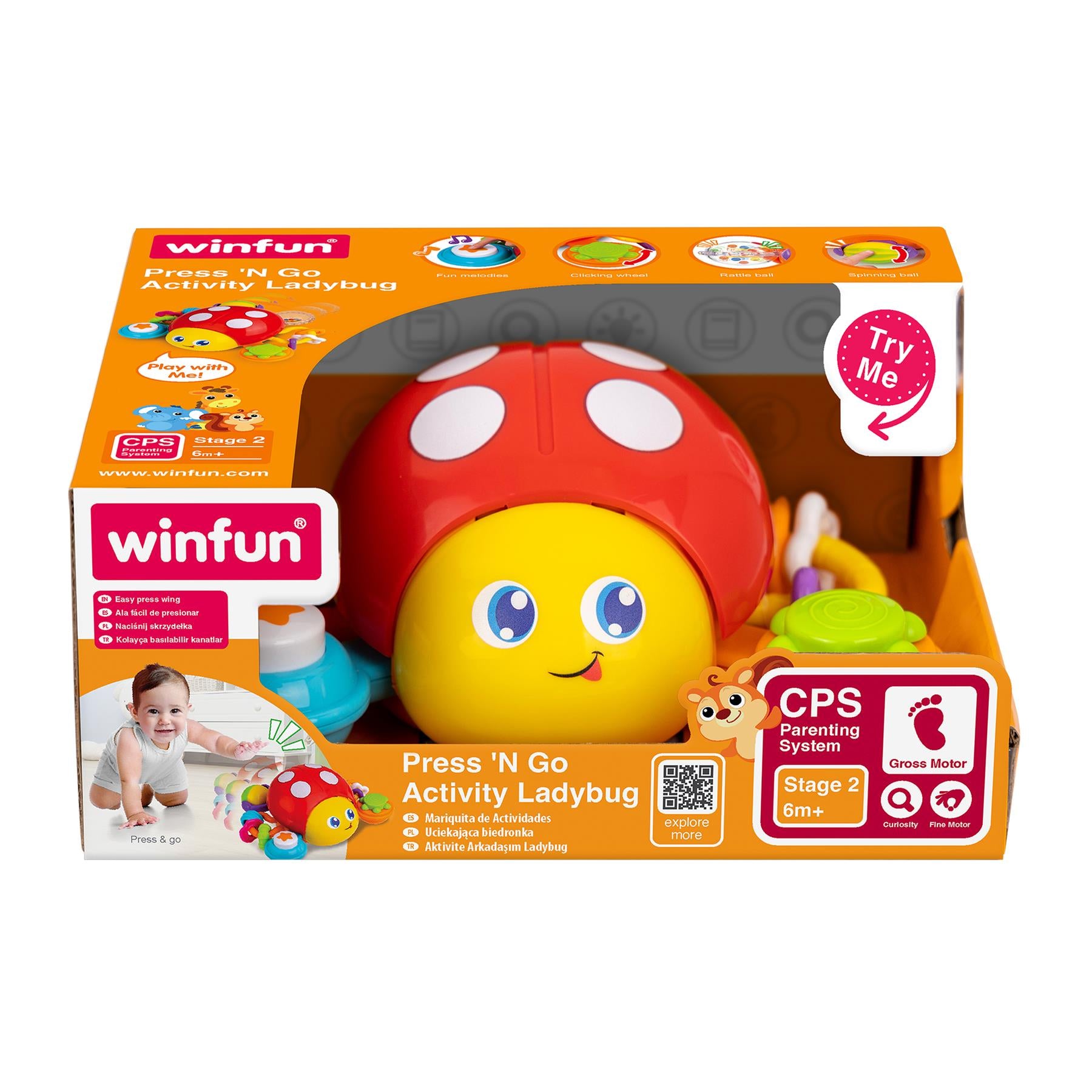 Press 'N' Go Activity Ladybug