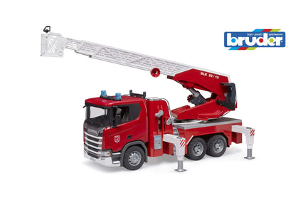Scania Super 560R Fire engine with ladder, waterpump and L+S - 17349